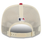 PHILADELPHIA PHILLIES 2026 MLB USA 250 4TH OF JULY 9SEVENTY ADJUSTABLE SNAPBACK TRUCKER HAT - CHROME WHITE/RED