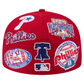 PHILADELPHIA PHILLIES ALL OVER PATCH 59FIFTY FITTED HAT - RED