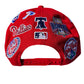 PHILADELPHIA PHILLIES ALL OVER PATCH 9FIFTY SNAPBACK HAT - RED