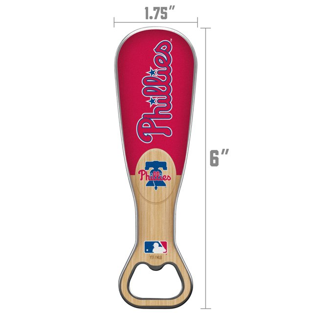 PHILADELPHIA PHILLIES BASEBALL BAT BOTTLE OPENER