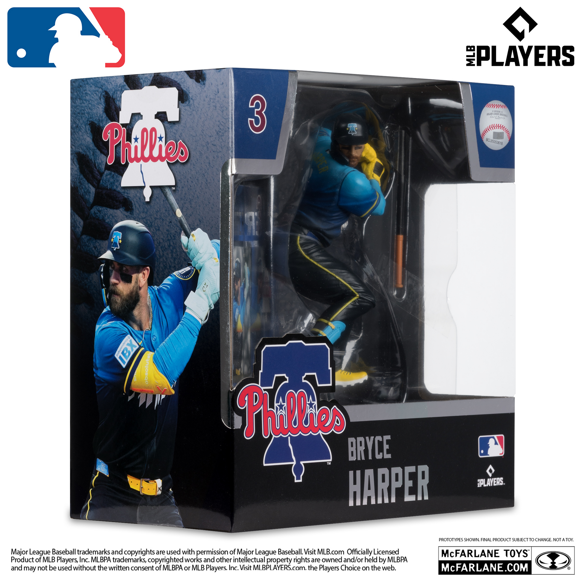PHILADELPHIA PHILLIES BRYCE HARPER MLB LEGACY 7" MCFARLANE SPORTS PICK FIGURE