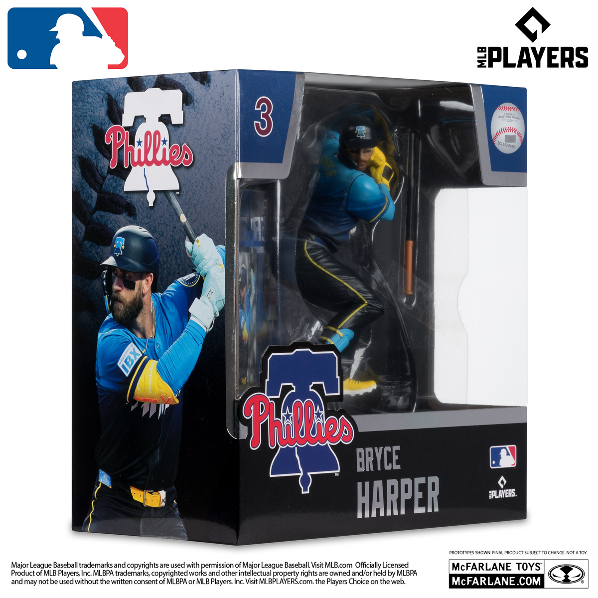 PHILADELPHIA PHILLIES BRYCE HARPER MLB LEGACY 7" MCFARLANE SPORTS PICK FIGURE