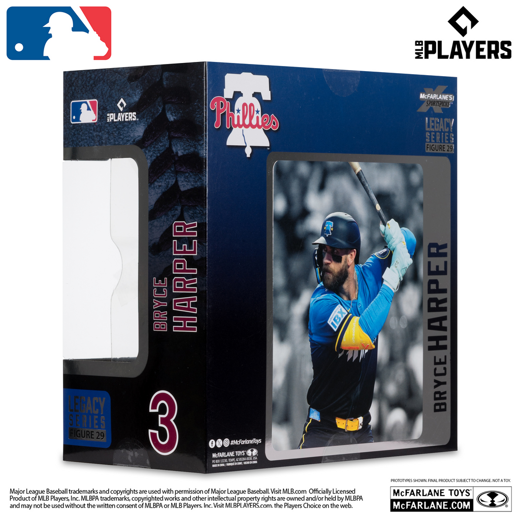 PHILADELPHIA PHILLIES BRYCE HARPER MLB LEGACY 7" MCFARLANE SPORTS PICK FIGURE