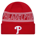 PHILADELPHIA PHILLIES CLUBHOUSE SPORT CUFFED KNIT - RED