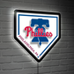 PHILADELPHIA PHILLIES HOMEPLATE EDGELITE LED WALL DECOR