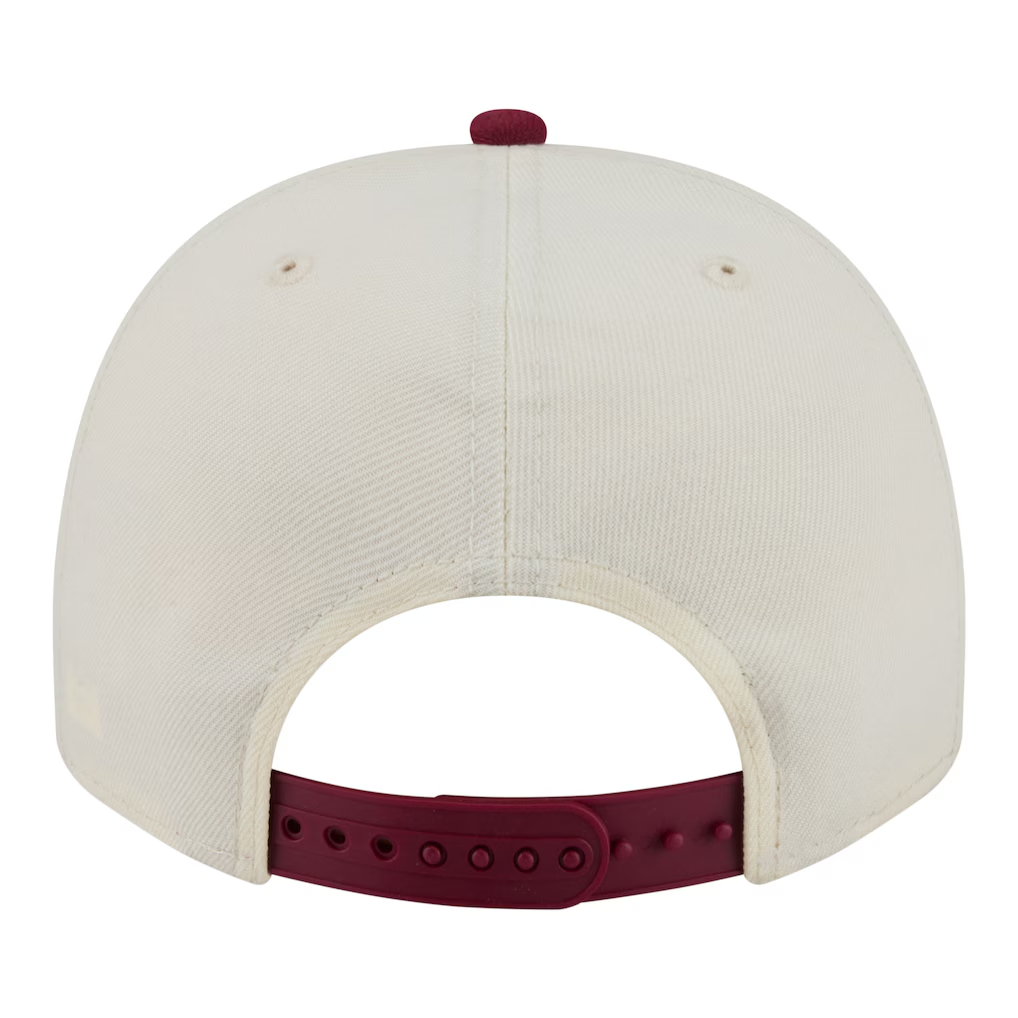PHILADELPHIA PHILLIES NEW ERA TRI-HIT 9FIFTY A-FRAME SNAPBACK HAT - CHROME WHITE/RED