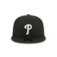 PHILADELPHIA PHILLIES SIDEPATCH 1980 WORLD SERIES 59FIFTY FITTED HAT - BLACK/ WHITE