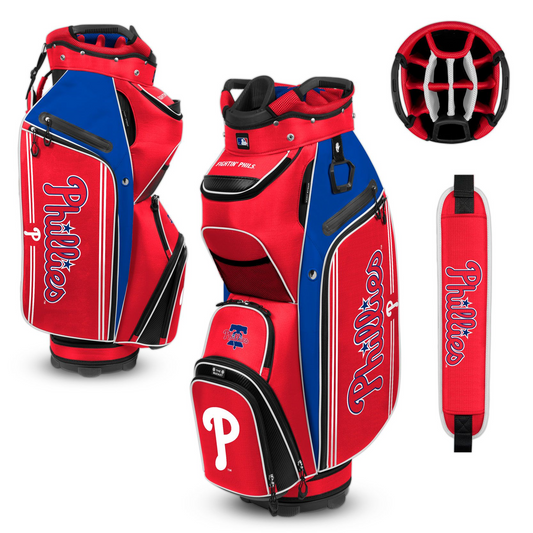 PHILADELPHIA PHILLIES TEAM EFFORT BUCKET III COOLER CART GOLF BAG