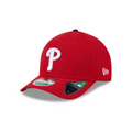 PHILADELPHIA PHILLIES YOUTH PLAYER REPLICA 9FORTY M-CROWN SNAPBACK ADJUSTABLE HAT - RED
