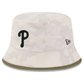 PHILADEPHIA PHILLIES 2025 MLB ARMED FORCES BUCKET HAT - STONE