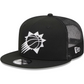 PHOENIX SUNS EVERGREEN TRUCKER 9FIFTY SNAPBACK HAT - BLACK/WHITE