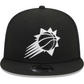 PHOENIX SUNS EVERGREEN TRUCKER 9FIFTY SNAPBACK HAT - BLACK/WHITE