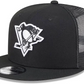 PITTSBURGH PENGUINS EVERGREEN TRUCKER 9FIFTY SNAPBACK HAT - BLACK/WHITE