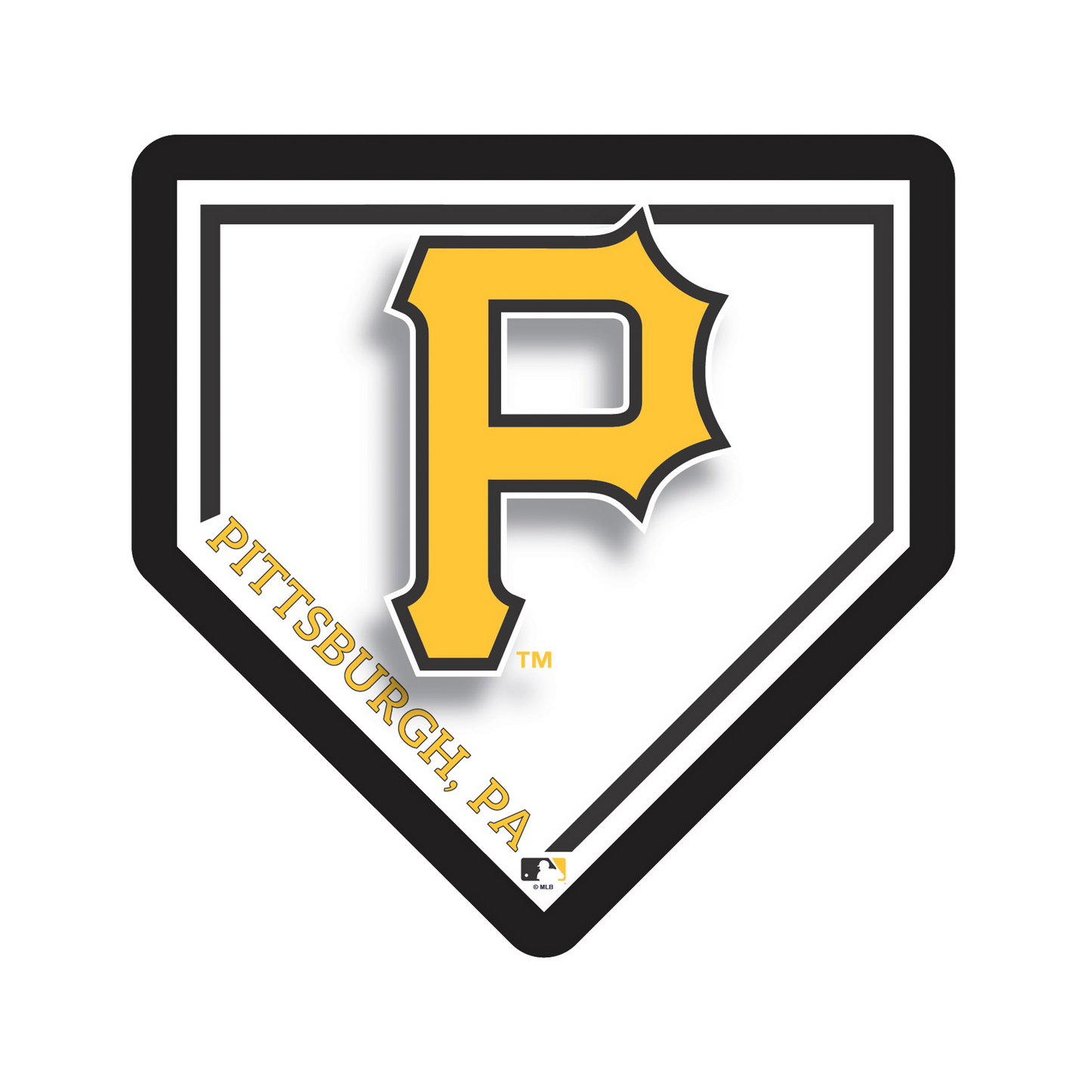 PITTSBURGH PIRATES HOMEPLATE EDGELITE LED WALL DECOR