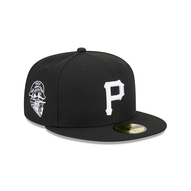 PITTSBURGH PIRATES SIDEPATCH 1959 ALL-STAR GAME 59FIFTY FITTED HAT - BLACK/ WHITE