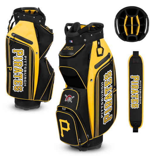 PITTSBURGH PIRATES TEAM EFFORT BUCKET III COOLER CART GOLF BAG