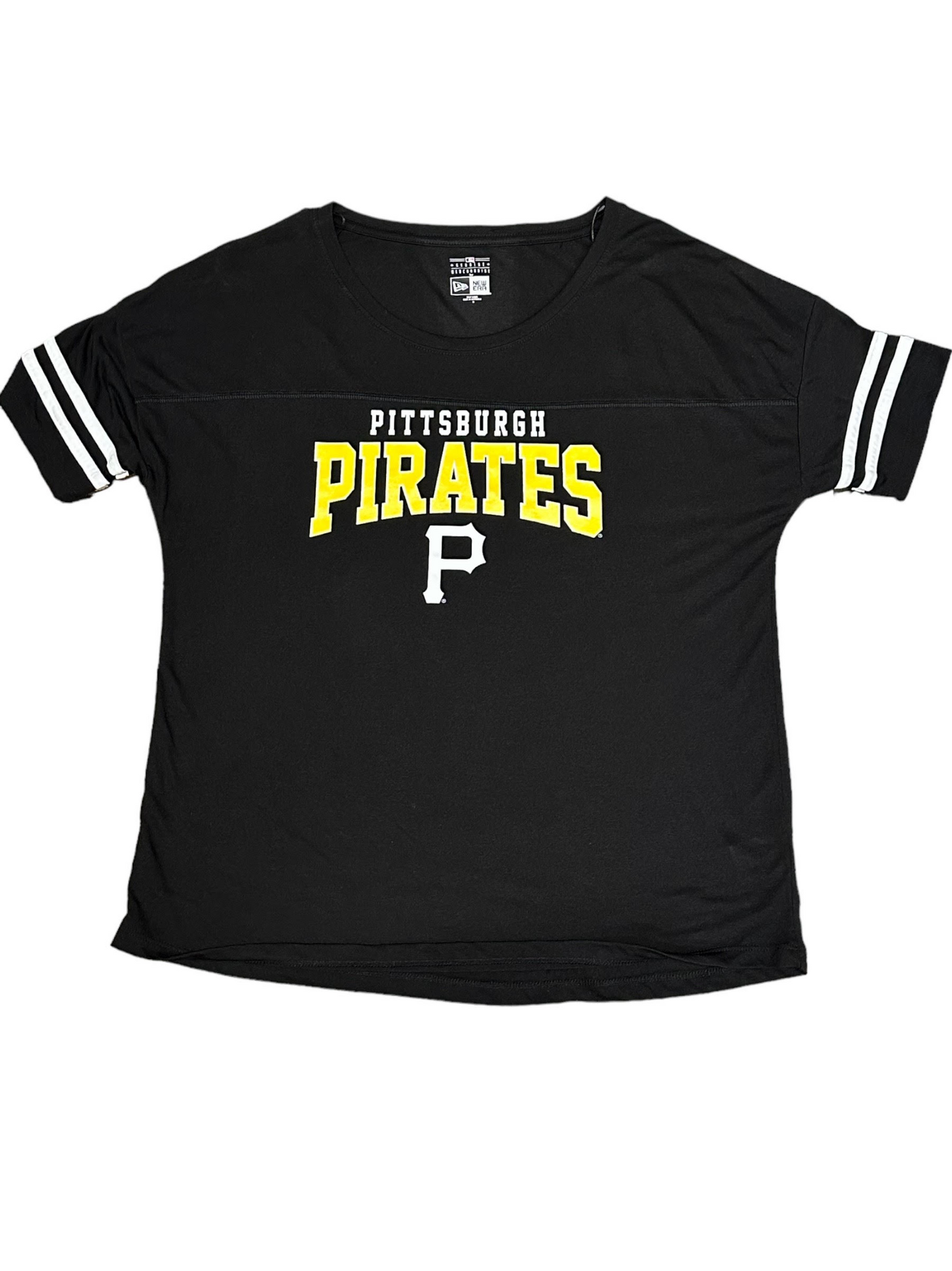 CAMISETA MUJER CON RAYAS DE LOS PIRATAS DE PITTSBURGH