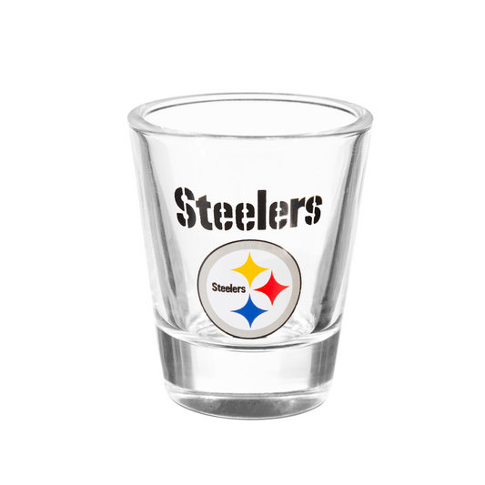 PITTSBURGH STEELERS 2 OZ. TEAM SHOT GLASS - GLASS