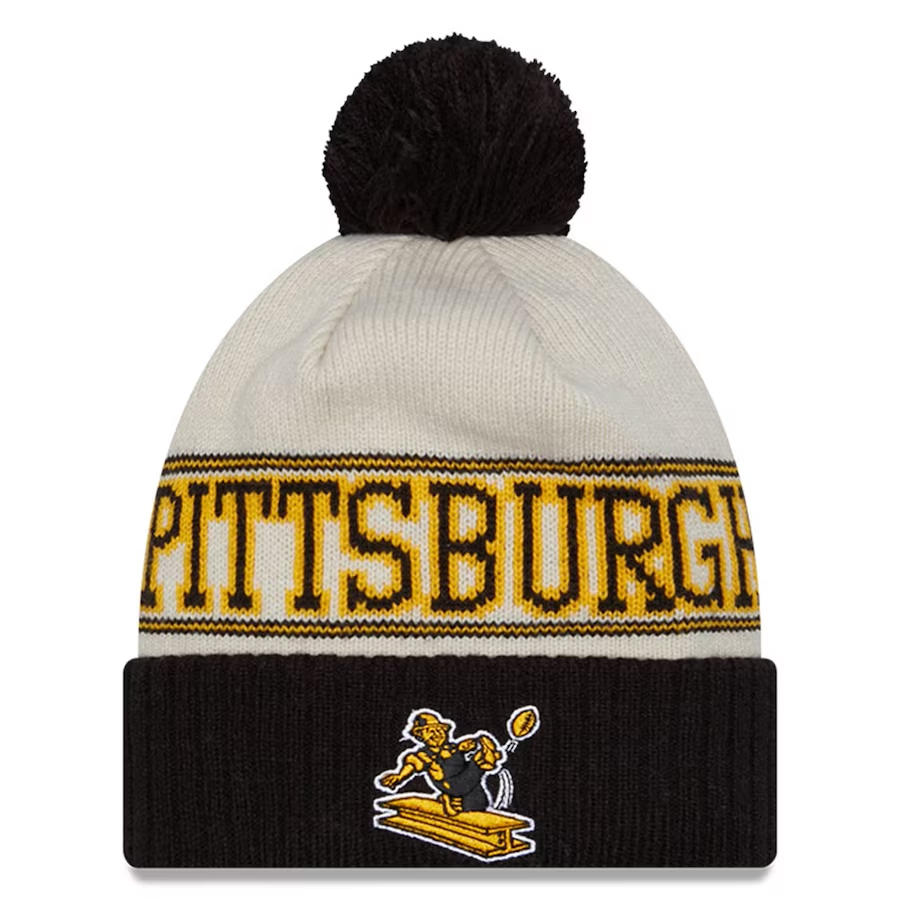 PITTSBURGH STEELERS 2023 NFL SIDELINE CUFFED KNIT WITH POM - HISTORIC