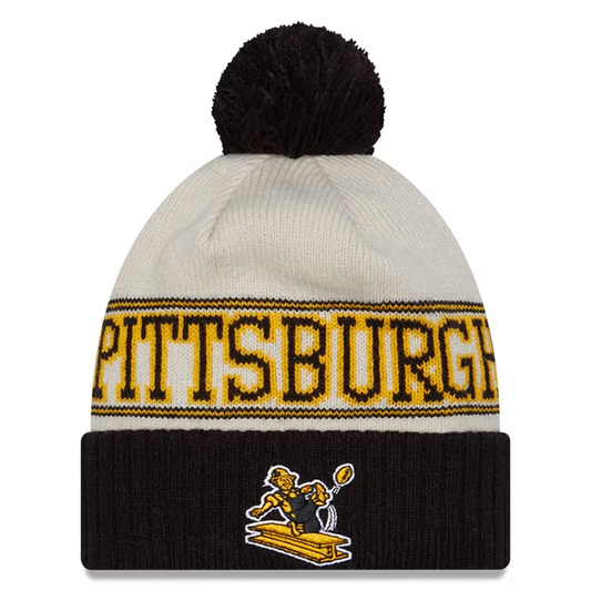 PITTSBURGH STEELERS 2023 NFL SIDELINE CUFFED KNIT WITH POM - HISTORIC