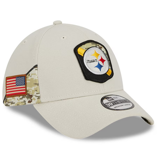 PITTSBURGH STEELERS 2023 SALUTE TO SERVICE 39THIRTY FLEX FIT HAT