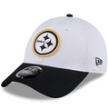 PITTSBURGH STEELERS 2024 NFL TRAINING CAMP 9FORTY-STRETCH SNAP HAT - WHITE
