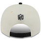 PITTSBURGH STEELERS 2025 NFL DRAFT 9FIFTY A-FRAME SNAPBACK HAT - CHROME WHITE/BLACK