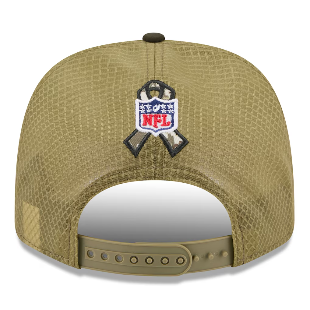 PITTSBURGH STEELERS 2025 NFL SALUTE TO SERVICE 9SEVENTY ADJUSTABLE HAT - GREEN