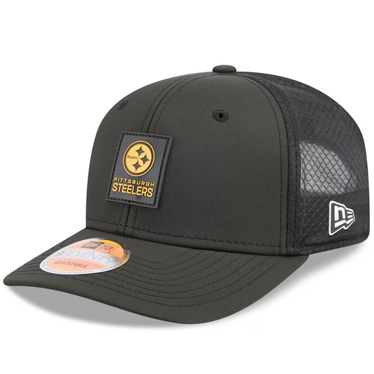 PITTSBURGH STEELERS 2025 NFL SIDELINE 9SEVENTY STRETCH-SNAP ADJUSTABLE HAT - BLACK