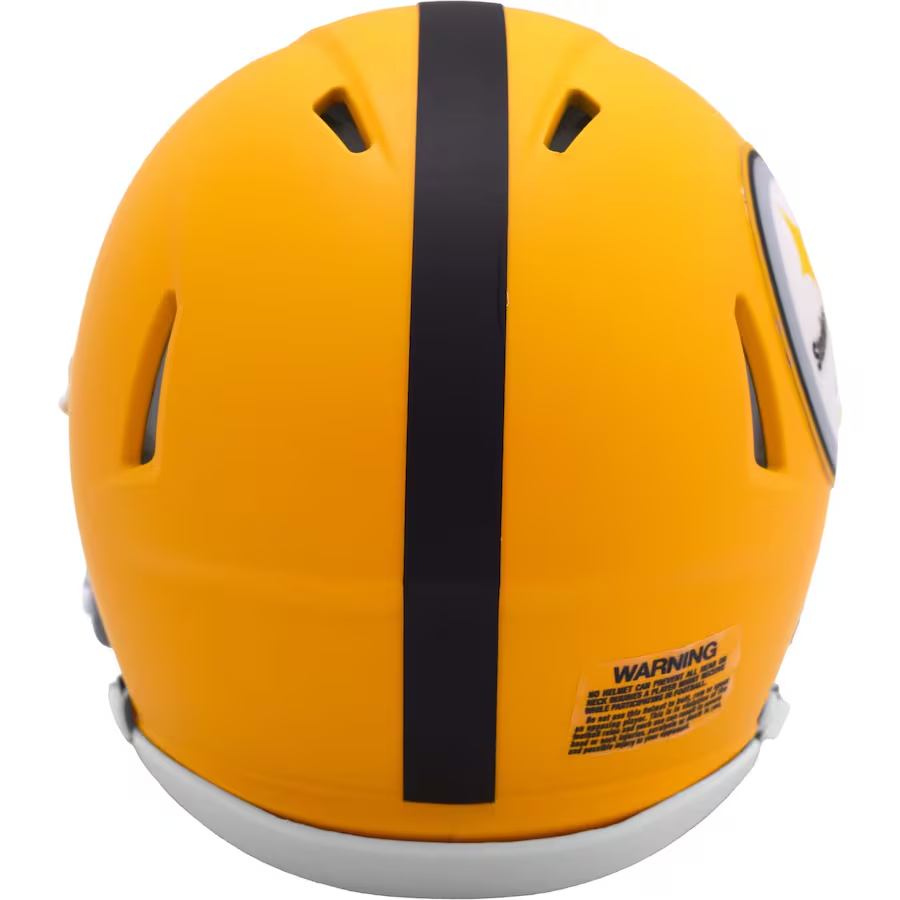 PITTSBURGH STEELERS 2025 ON FIELD ALTERNATE RIDDELL MINI SPEED HELMET