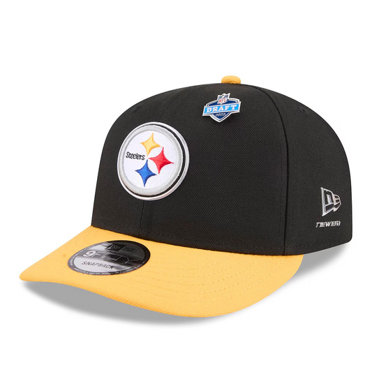 PITTSBURGH STEELERS 2026 NFL DRAFT 9FIFTY SNAPBACK HAT - BLACK/GOLD