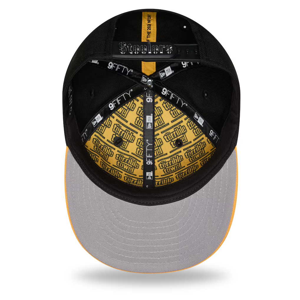 PITTSBURGH STEELERS 2026 NFL DRAFT 9FIFTY SNAPBACK HAT - BLACK/GOLD