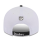 PITTSBURGH STEELERS 2026 NFL DRAFT 9FIFTY SNAPBACK HAT - WHITE/BLACK