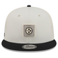 PITTSBURGH STEELERS 2026 NFL TRAINING CAMP 9FIFTY SNAPBACK HAT - CHROME WHITE/BLACK
