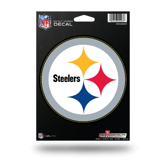 PITTSBURGH STEELERS 5" X 7" VINYL DIE-CUT DECAL