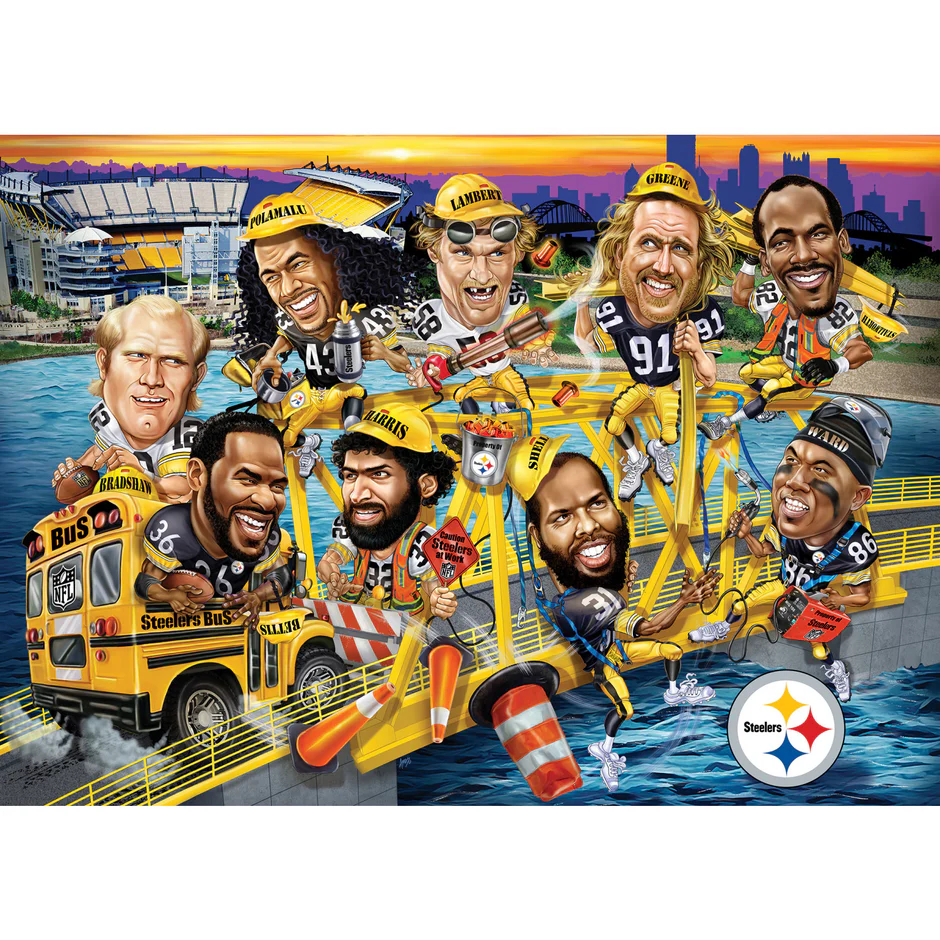 PITTSBURGH STEELERS ALL TIME GREATS 500 PIECE JIGSAW PUZZLE