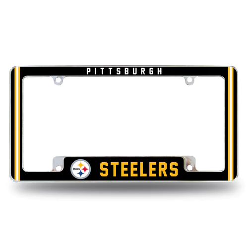 PITTSBURGH STEELERS CHROME ALL OVER FRAME - ALTERNATE