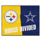 PITTSBURGH STEELERS / DALLAS COWBOYS HOUSE DIVIDED 34" X 42.5" MAT
