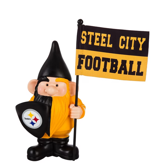 PITTSBURGH STEELERS FLAG HOLDER GNOME