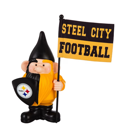 PITTSBURGH STEELERS BANDERA SOPORTE GNOMO