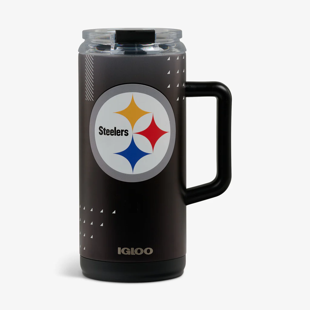 PITTSBURGH STEELERS IGLOO NFL 1L BEER MUG - BLACK