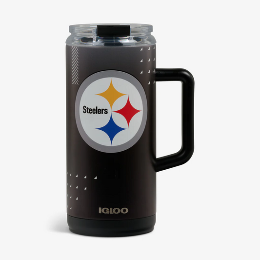 PITTSBURGH STEELERS IGLOO NFL 1L BEER MUG - BLACK