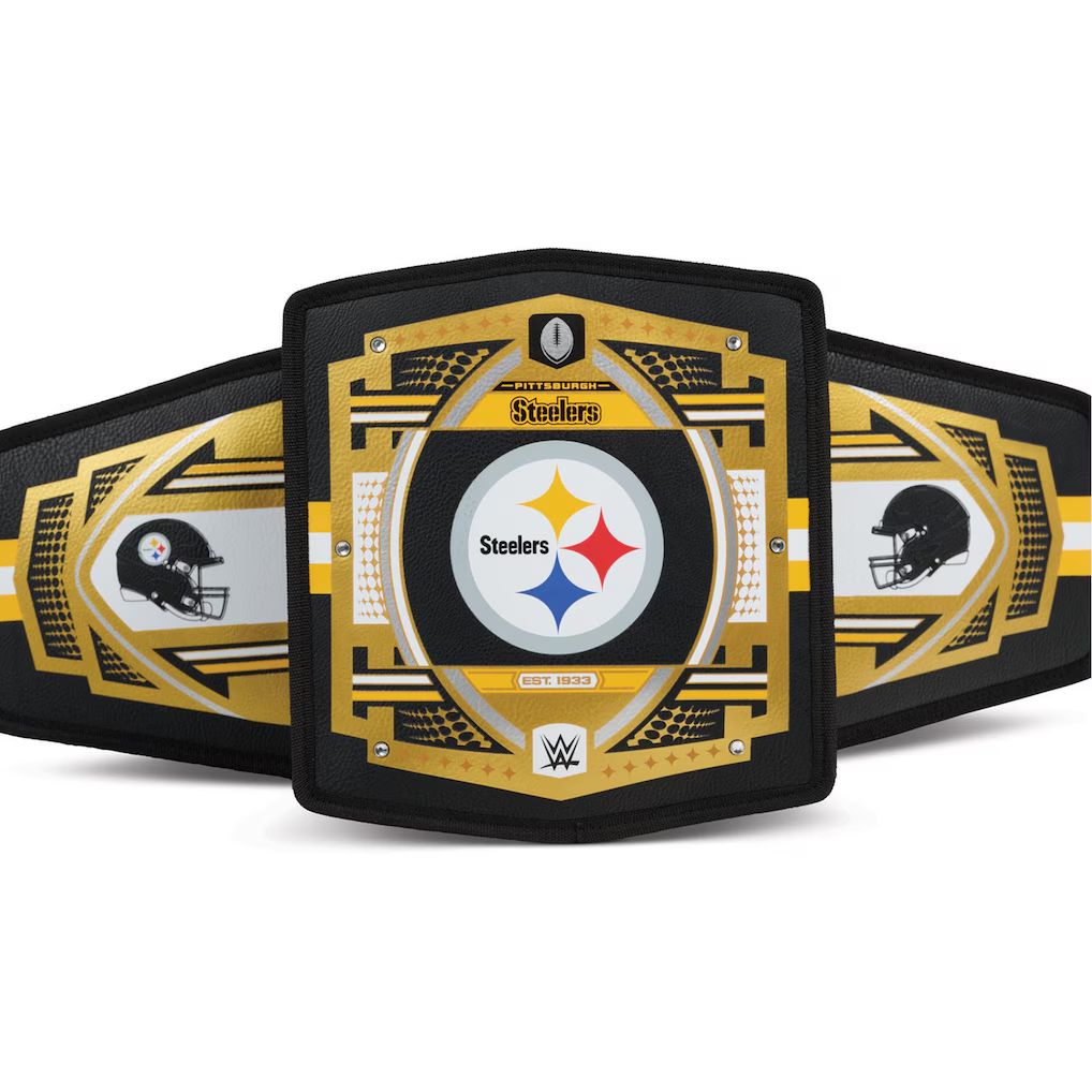 PITTSBURGH STEELERS IGLOO WWE LEGACY BELT COOLER - BLACK
