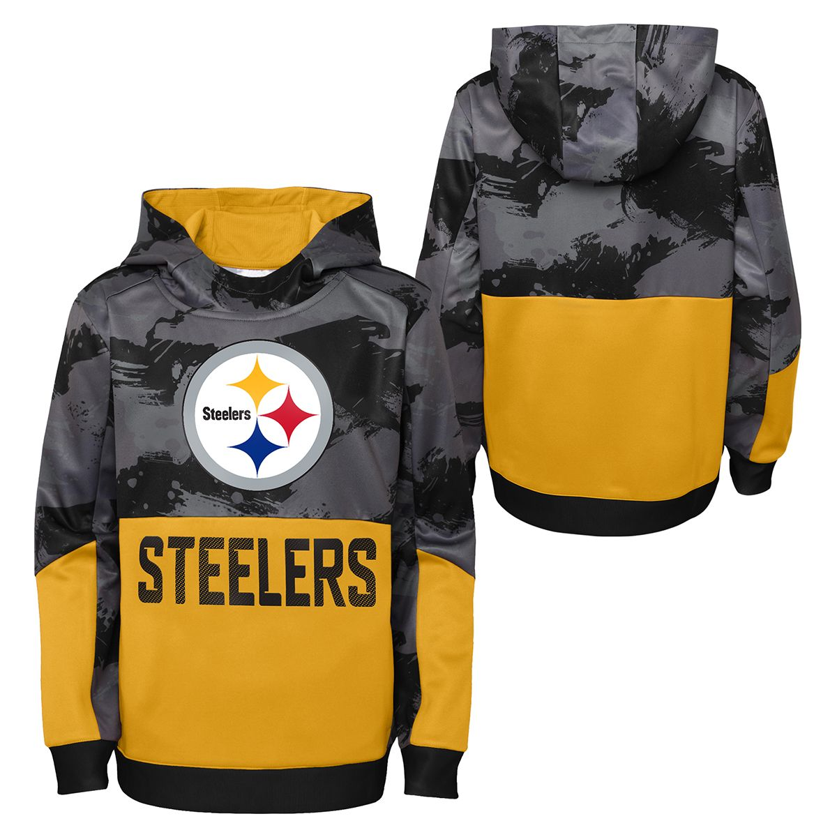 PITTSBURGH STEELERS KIDS COVERT HOODED SWEATSHIRT