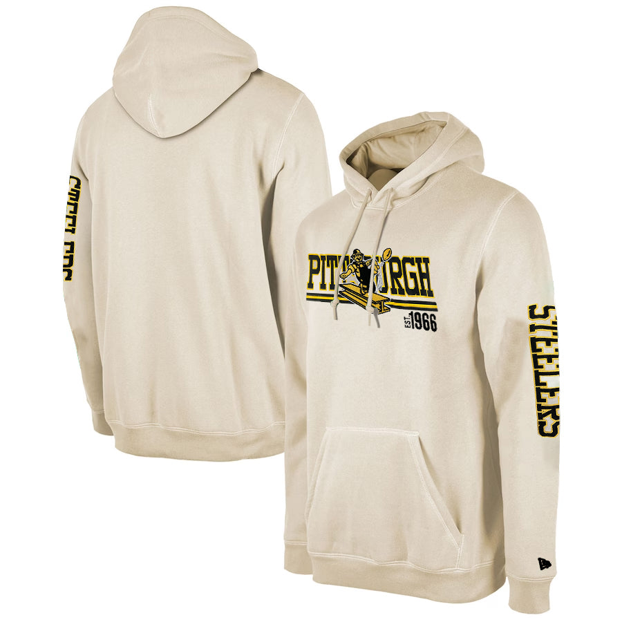 PITTSBURGH STEELERS MEN'S 2023 HISTORIC SIDELINE HOODED SWEATSHIRT