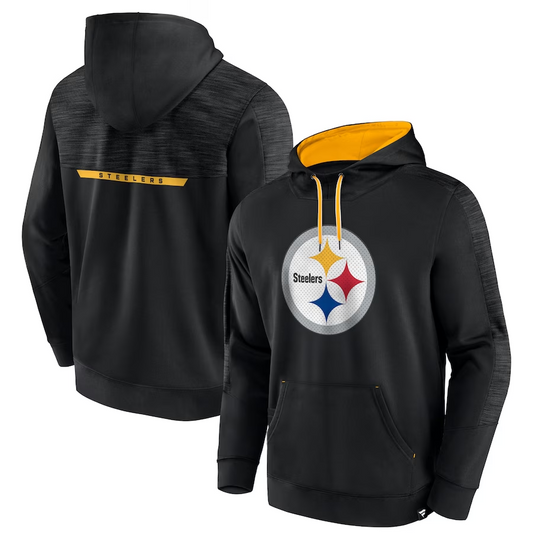 PITTSBURGH STEELERS MEN'S DEFENDER EVO PULLOVER HOODED SWEATSHIRT