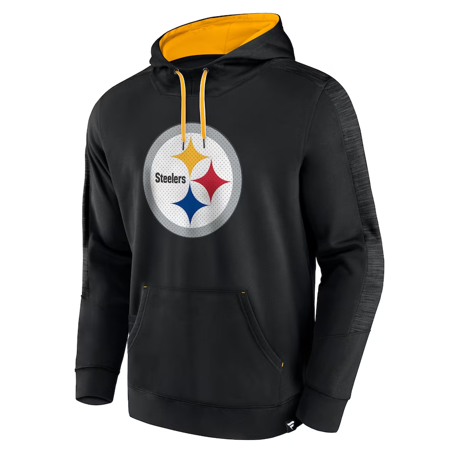 PITTSBURGH STEELERS MEN'S DEFENDER EVO PULLOVER HOODED SWEATSHIRT