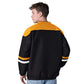 PITTSBURGH STEELERS MEN'S G-III BY CARL BANKS TOP PLAYER PULLOVER JACKET - BLACK/GOLD