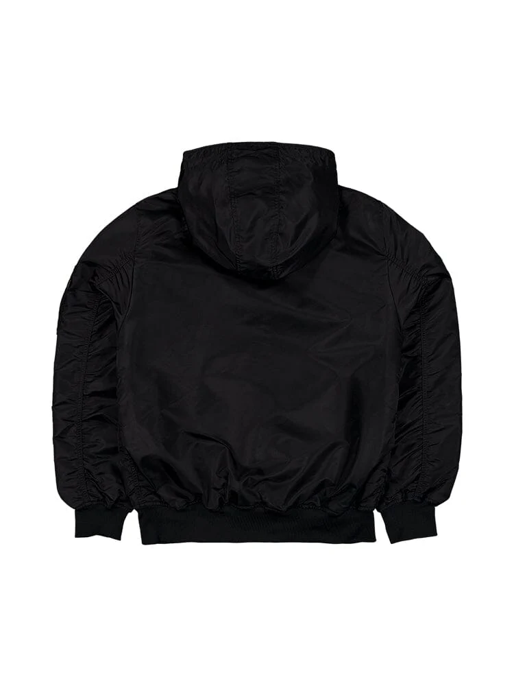 PITTSBURGH STEELERS MEN'S NEWERA X ALPHA INDUSTRIES L-2B HOODED BOMBER JACKET