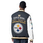 PITTSBURGH STEELERS MEN'S PUMP FAKE LETTERMAN JACKET